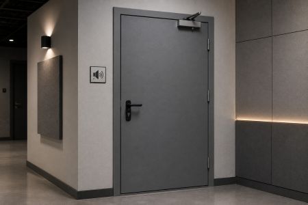 Противопожарные звукоизоляционные двери