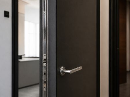 В какой части двери нужно устанавливать замок-невидимку?