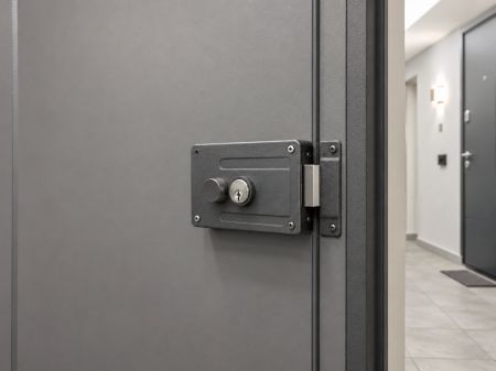 Накладной замок для металлической двери