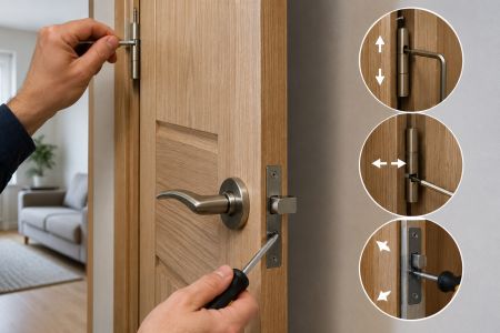 Как самостоятельно регулировать дверь?
