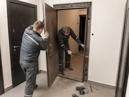 Демонтаж тамбурных дверей
