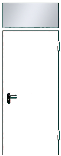 ДПМ-1 EI-60 с фрамугой